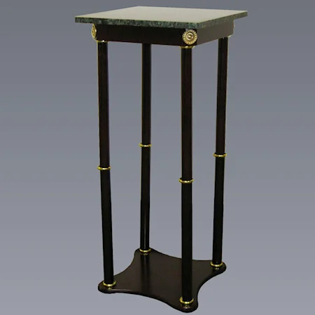 Square Green Marble Stand